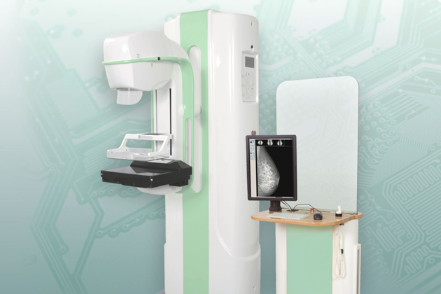 Digital mammography system based on a digital flat panel CMOS detector