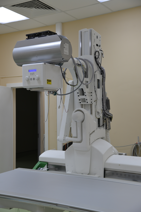 Remote control X-ray diagnostic digital machine